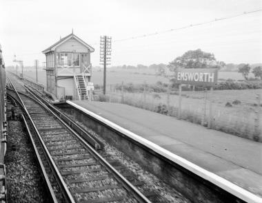 Emsworth Station Signal Box 1964 Shorrtly before closure
